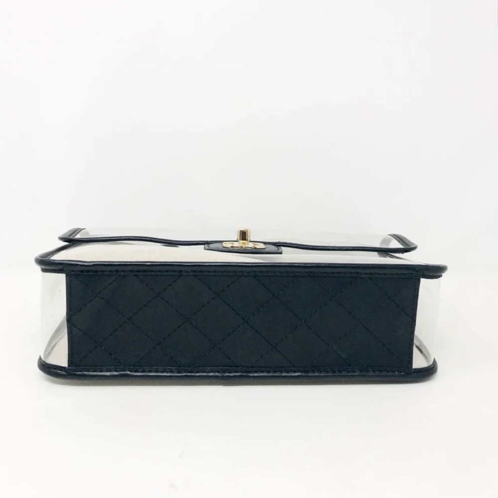Authentic Chanel Sand By The Sea Flap Bag PVC with Lambskin Medium - Picture 4 of 10